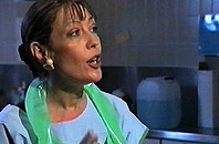 Director Greg Punch - actor Candy Raymond in "waste management in hospitals" video 1996